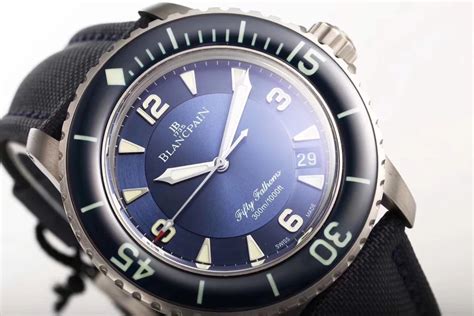 replica watches blancpain fifty fathoms|blancpain fifty fathoms price.